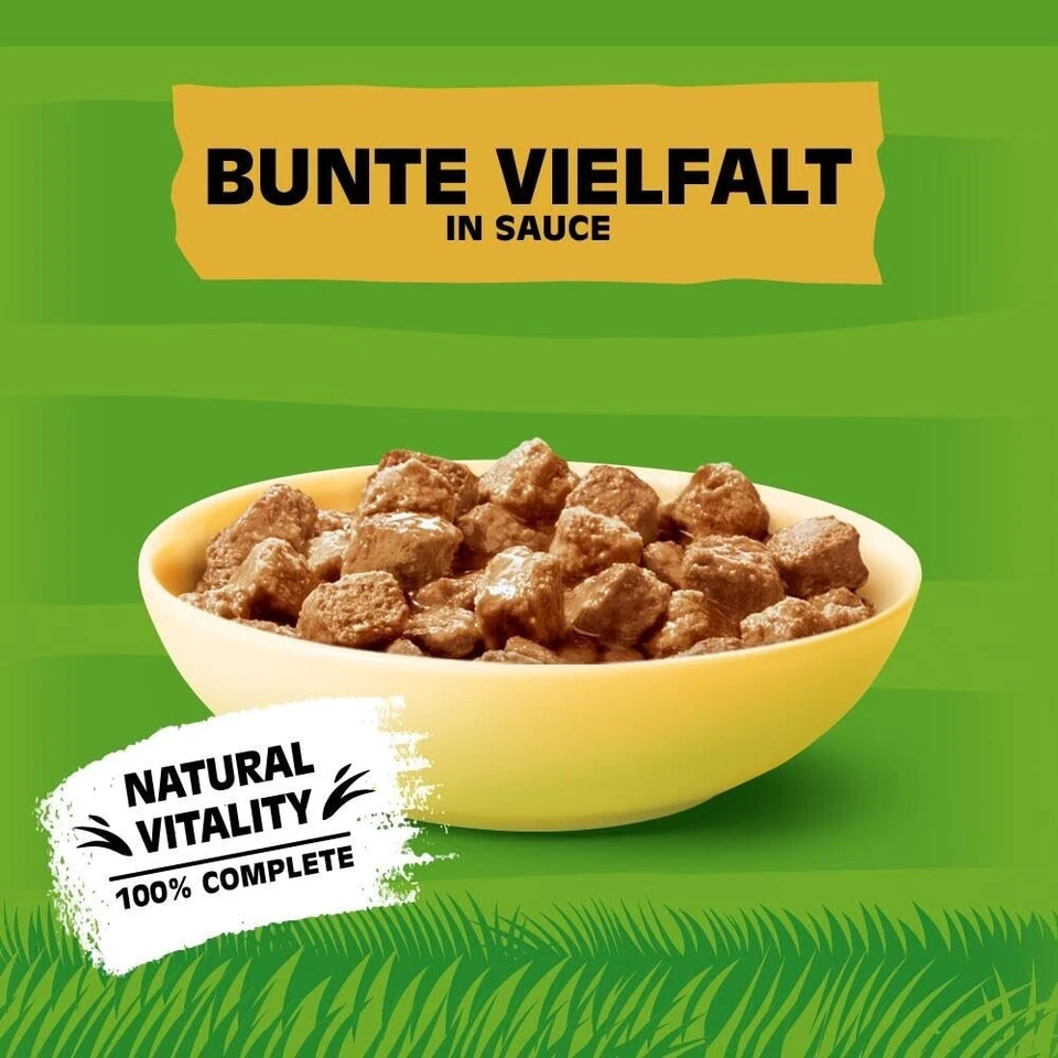 KiteKat 96 x 85g Adult Katzenfutter Nass Bunte Vielfalt in Sauce - Bild 3 von 4