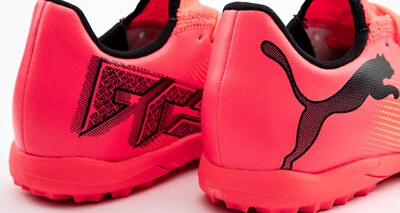 PUMA Men Future 7 Play TT Cleats Soccer Orange Futsal Run Shoes