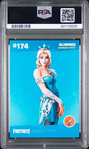 2020 Panini Fortnite Cracked ICE #174 GLIMMER PSA 9 USA Druck - Bild 2 von 2