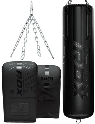RDX Boxing Punching Bag with Boxing Gloves Filled Heavy Bag 5FT Training MMA Bag - Picture 7 of 15