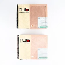 Lot of 2 Nub Connecticut 354 Empty Wood Cigar Box 5.75" x 4.5" x 3.75"