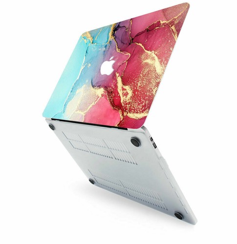 Flag Marble Macbook Protect Case For Mac Pro Air Retina 11" 12" 13" 15" 16 A2485 - Afbeelding 19 van 31