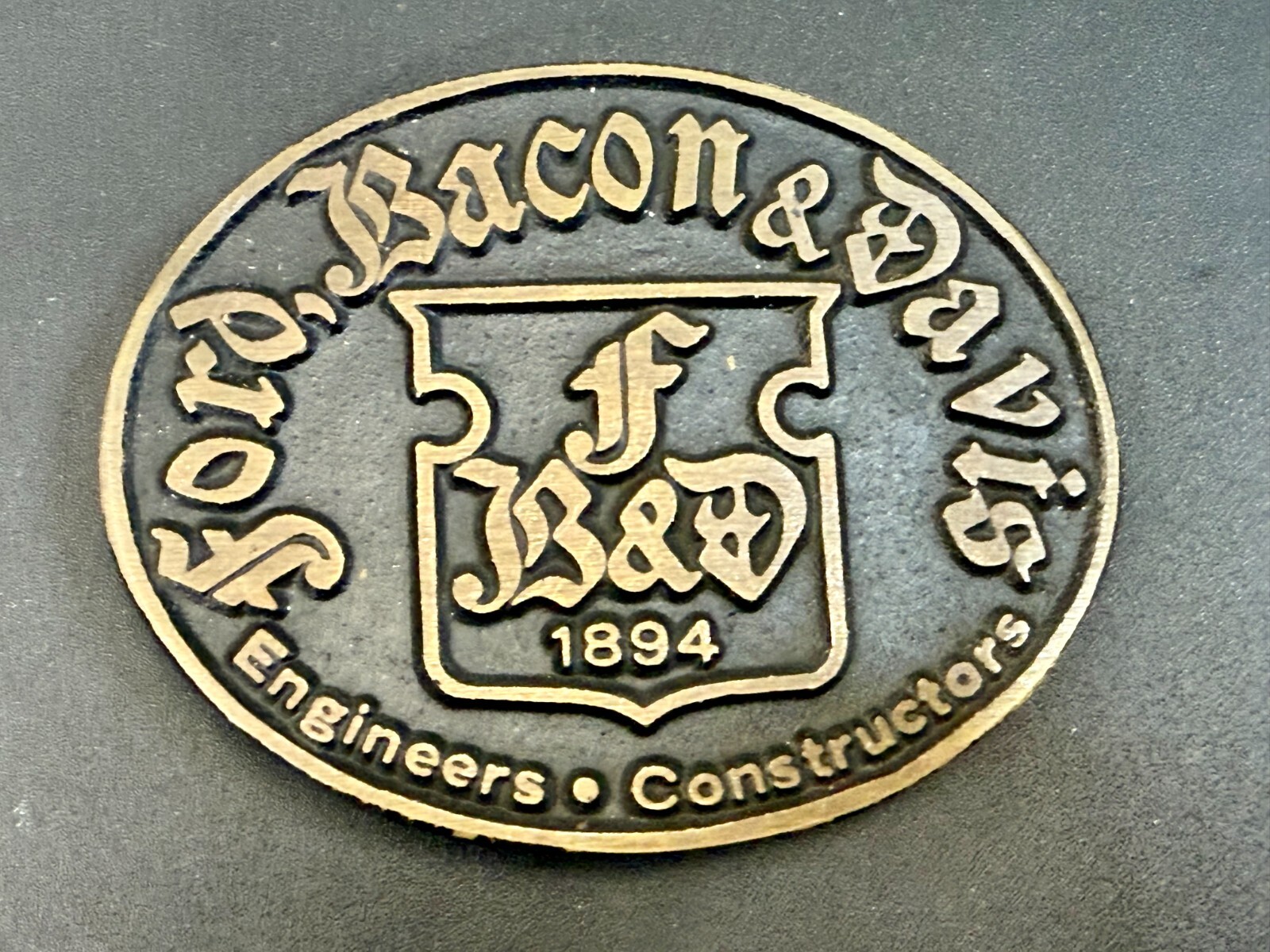 Ford Bacon Davis Engineers Constructors Solid Bra… - image 14