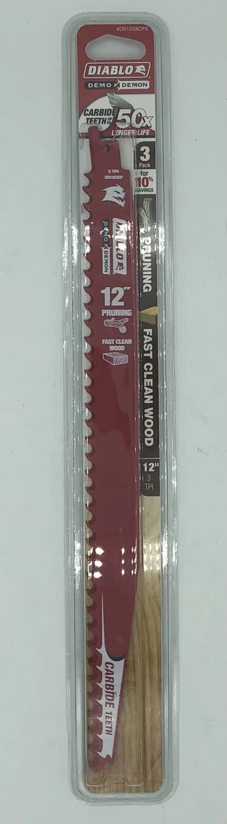 Diablo 12 carbide sale pruning reciprocating blade