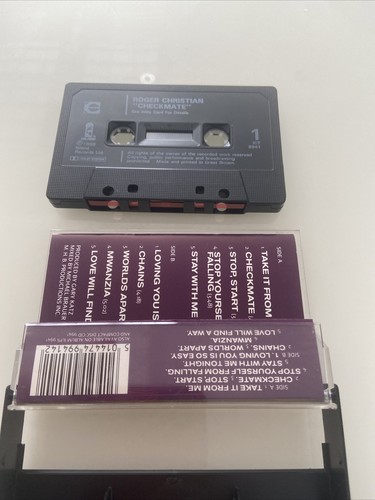 ROGER CHRISTIAN Checkmate CASSETTE Tape VGC & Tested - Picture 4 of 5