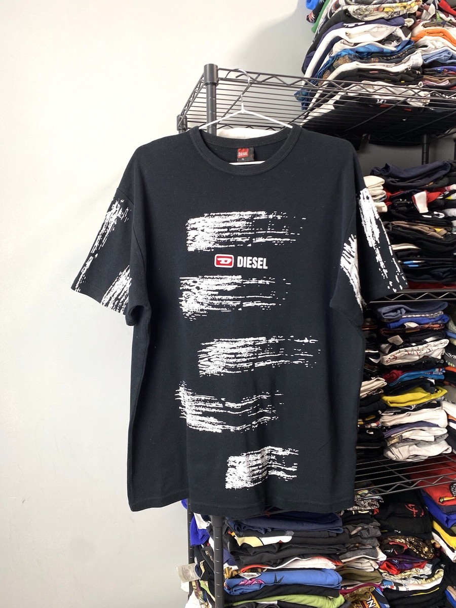 1990's Vintage Diesel T Shirt Archive Item Black XL Size | eBay