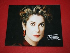 Catherine Deneuve ,Autogramm, Autograph auf Grossfoto,ca 13x18cm.