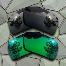 US Black Jade Green Polarized Lenses Replacement For-Costa Del Mar Reefton