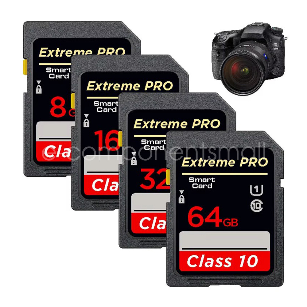 SD Card 8GB 16GB 32GB 64GB 128GB 256GB Class10 Memory Card f/ Camera Phone Drone-image