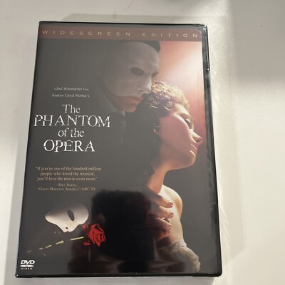 The Phantom of the Opera (DVD, 2004, Widescreen, Drama) New & Sealed
