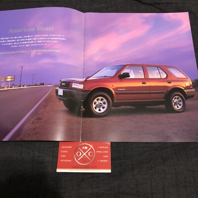 Vintage Isuzu Wizard Brochure Catalog Rare 98-04 99 00 01 02