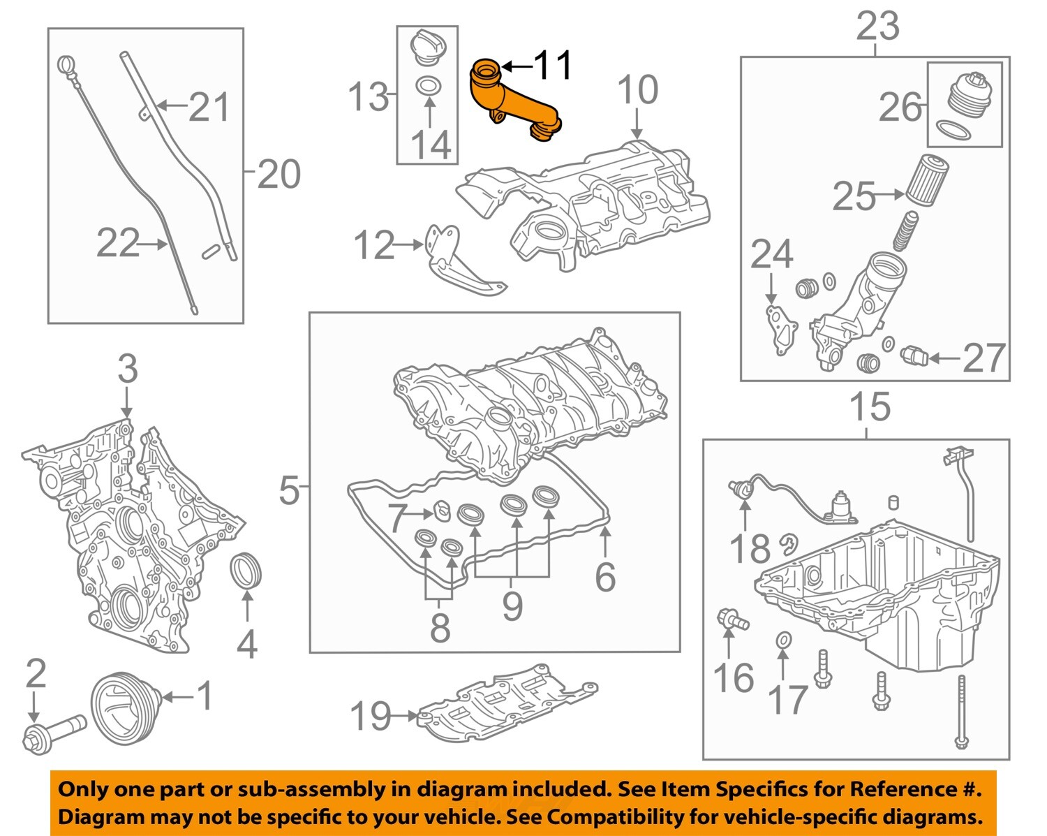 GM OEM 17-22 Canyon,Colorado Engine Engine Parts-Filler Tube 12674270