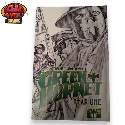 Green Hornet: Year One #1 - Sketch Variant Signed By Alex Ross - With COA 27/50
