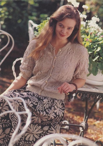 Cleckheaton Knitting Pattern Leaflet 746 Tops, Cardigans - 4 Styles - Picture 2 of 4