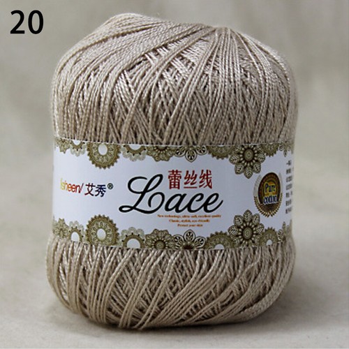 50g/roll Thread Cotton Crochet Yarn Craft Tatting Hand Knit Embroidery Yarn DIY - Picture 30 of 34