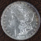 1890-S Morgan Silver Dollar AU/Unc US Mint $1 Coin San Francisco Mint
