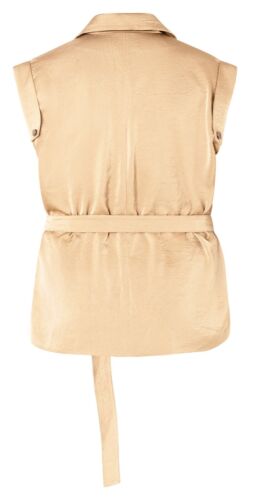 Burda Style Schnittmuster Nr. 5734 - Weste & Bluse - Ärmelaufschläge - Kragen - Bild 4 von 9