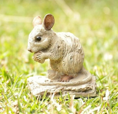 cute wild mouse Candle, resin, plaster, soap silicone mold 09-678