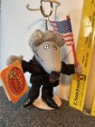 Rare - HTF Kamhi World = Spice Mice “Hairy Kerry” Plush Keychain Plush Mouse 6" — photo 1