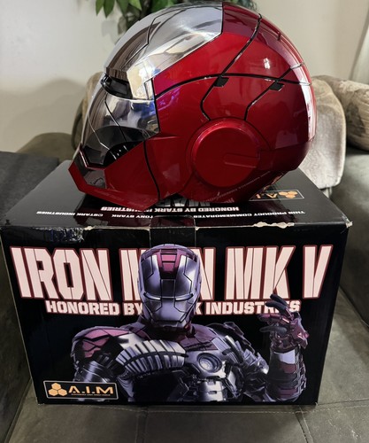 Casco Iron Man MK V caja abierta - Imagen 4 de 7