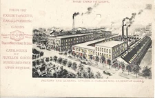 Decatur Illinois Hold-to-Light Postcard–H. Mueller MFG Factory ca.1910–HTL