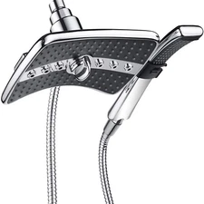 "Bright Showers" Multi Function Rain Chrome Shower Head PSS3919-01