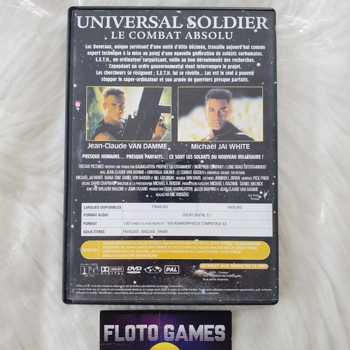 DVD ZONE 2 FR : Universal Soldier 2 - Van Damme - Science-Fiction - Floto Games - Imagen 2 de 2