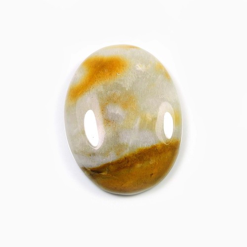 Piedra preciosa suelta forma ovalada de 48 quilates cabujón natural de ágata a lunares {35x27} MI25-15 - Imagen 5 de 7