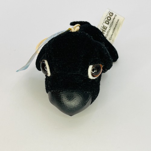 Black THE DOG Artist Collection Mascot Figure Plush Doll Keychain Japan - Picture 2 of 6