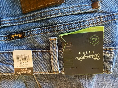 Wrangler Retro NEW Slim Boot Barn Cut Fit Leg Men’s jeans size 36 X 32 Stretch - Picture 14 of 16