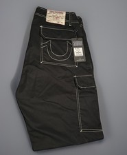 True Religion Cargo Pants Mens 32x32 Black Regular Fit