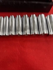 Vintage Craftsman USA  9-Piece Set 3/8" Drive Socket 6 point  3/8" to 7/8"