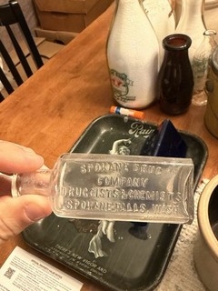 Rare Antique Spokane Drug Company Bottle Spokane Falls Washington Medicine