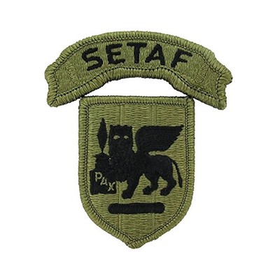 Southern European Task Force Africa OCP Patch with SETAF Tab-Veteran Business