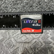 Sandisk Ultra II Compact flash 4gb memory CF I DSLR CF Nikon Canon Cameras