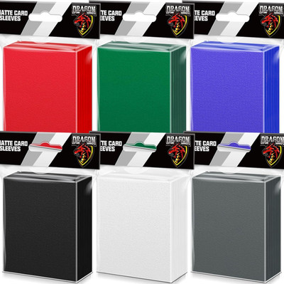 600PCS Card Sleeves for Collectable Gaming Cards, Matte Card Protectors Sleeves