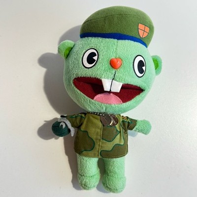 Rare Collectible Happy Tree Friends Flippy Plush Doll Dog Tags Authentic Vtg 06