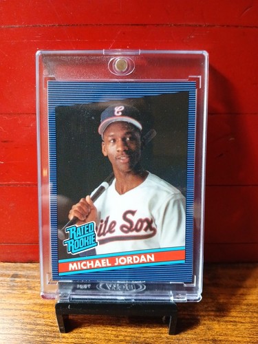 Michael Jordan 1986 Donruss Style Rated Rookie Baseball Card