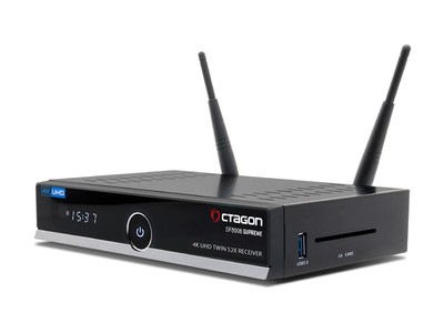 Octagon SF8008 V3 Supreme 4K Combo-Receiver (DVB-S2X MS & DVB-C/T2, Linux E2