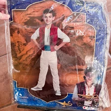 Disney Disguise Aladdin Halloween Costume Cosplay Boys Small 4-6 New. Child