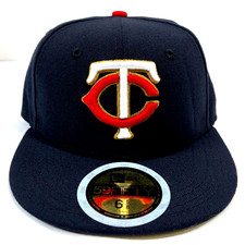 Minnesota Twins MLB NE Youth AC 2017 ALT Fitted Hat ~Dark Navy