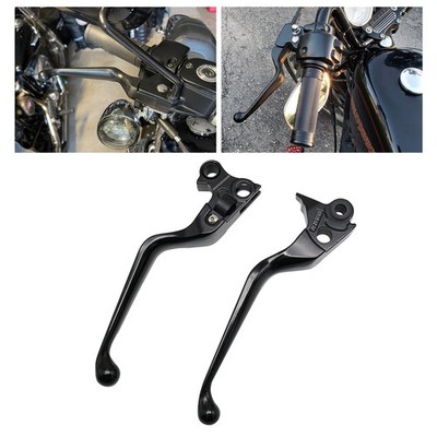 Handle-Grip Black A Set Brake Clutch Levers For Harley Street Glide	FLHX 2006-07