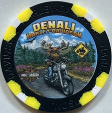 Harley Davidson Wide Print Poker Chip from Denali HD in Denali, Alaska