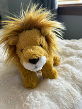 Jellycat Little Louie Lion Large Plush Soft Toy Brown Beige White LOU4L Retired