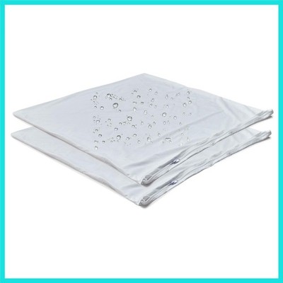 Waterproof Down Feather Proof Euro Pillow Protectors 30x30 Pack of 2 European...