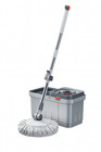 2-in-1 Spin Mop Set with Independent Mop & Spin-Dry Buckets – Easy Floor Cleanin