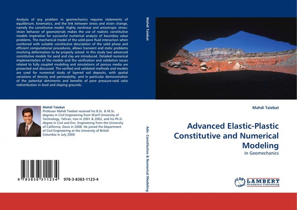 Mahdi Taiebat | Advanced Elastic-Plastic Constitutive And Numerical Modeling-image