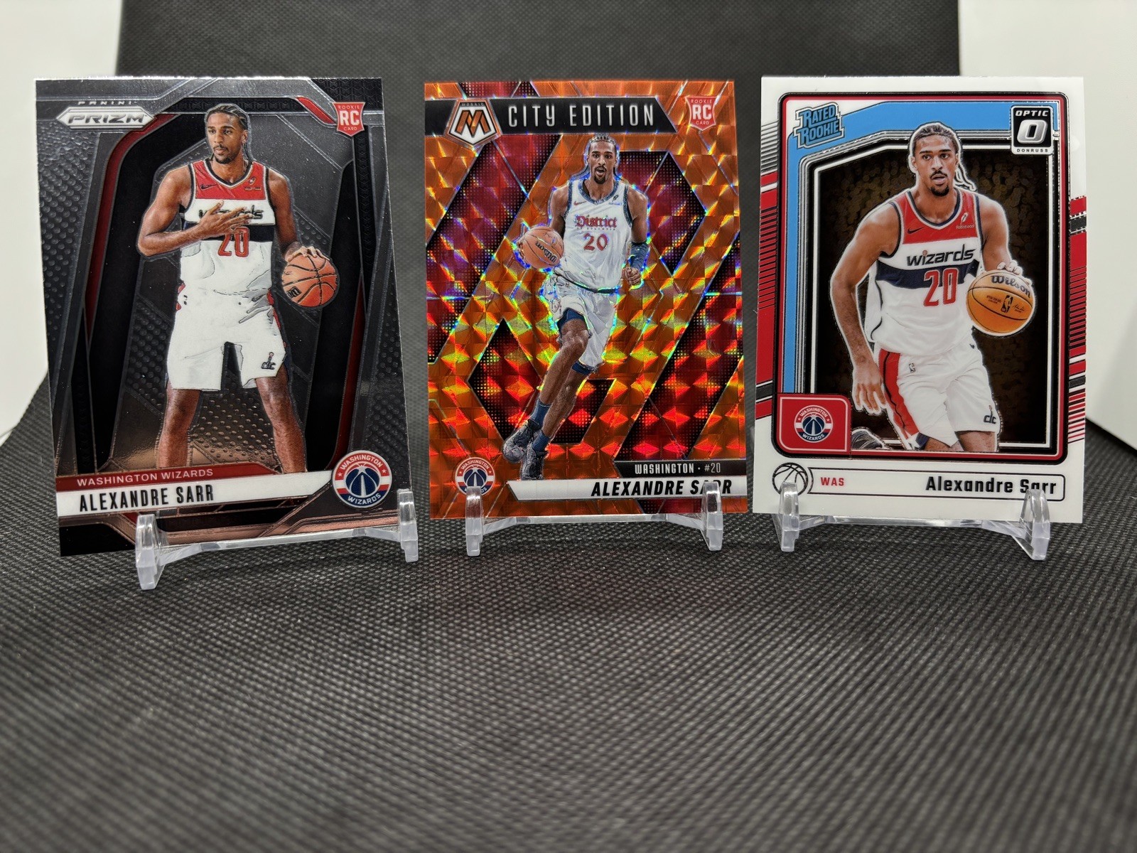 Alexandre Sarr 2024-25 Panini Mosaic Rookie City Edition Orange /249 #278 & More