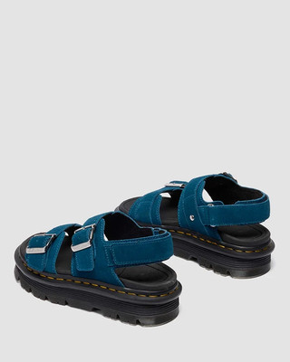 Dr. Martens ZEBZAG Sandals NEPTUNE BLUE SUEDE 42689400 Japan New