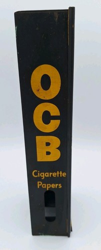 Vintage OCB Cigarette Rolling Papers Dispenser Tin Store Display Advertising - Picture 4 of 20